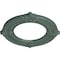 Ekena Millwork Benson Ceiling Medallion (Fits Canopies up to 6 1/8"), 11 1/8"OD x 6 1/8"ID x 5/8"P, Cloud Burst CM11BNCBF - alternate 3